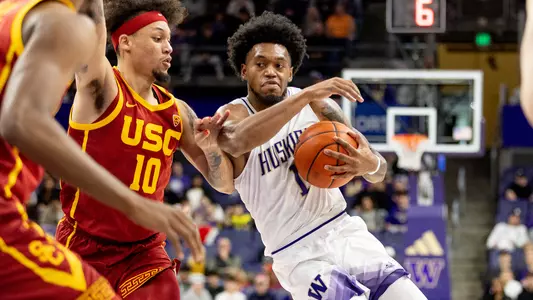 Keion Brooks junior drives against USC