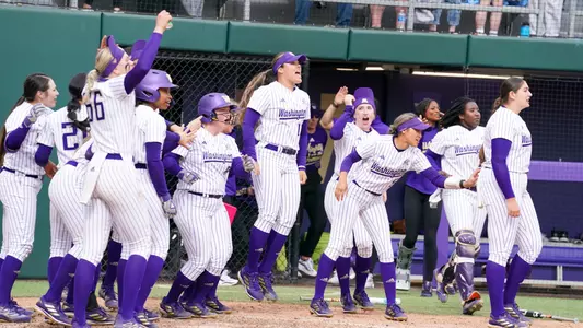Softball Team Home Run Celebration