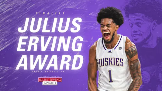 Keion Brooks Jr. finalist for Julius Erving Award graphic