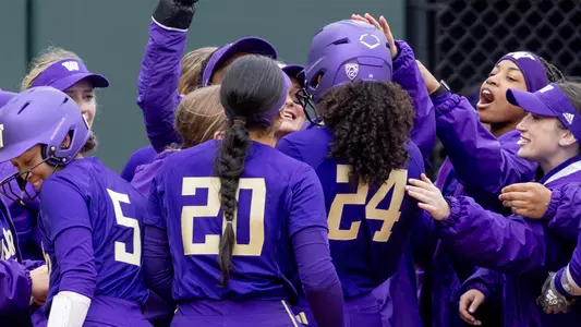Sydney Stewart Home Run Celebration