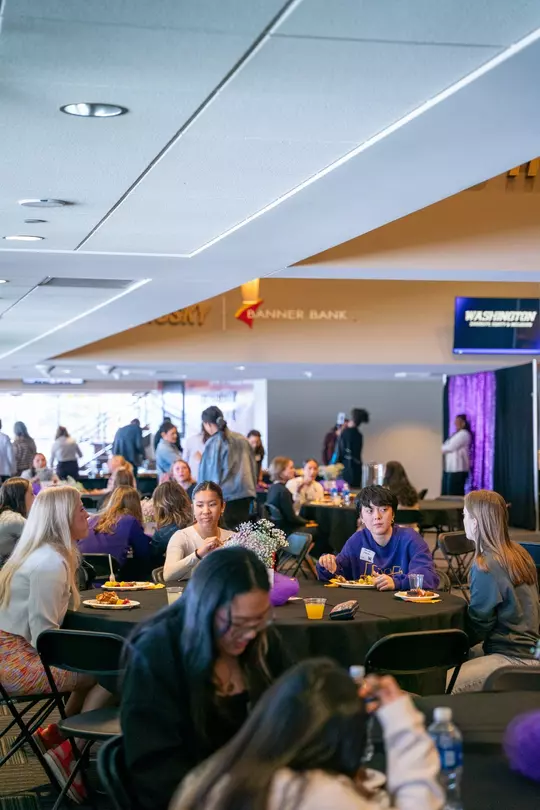 Attendees at Washington Athletics Women's History Month Luncheon