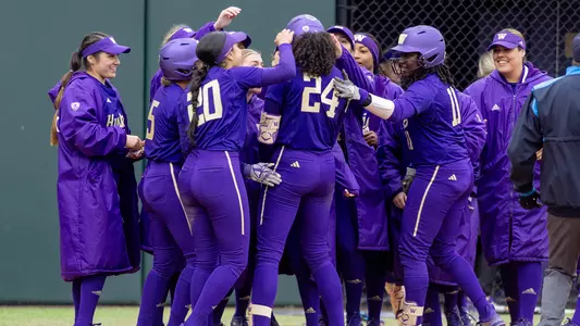 Softball Team Home Run Celebration