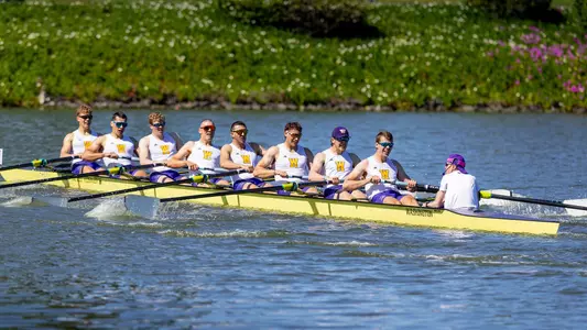 The University of Washington men’s & women’s rowing teams complete against Cal at Redwood Shores on April 20, 2024. (Photography by Scott Eklund/Red Box Pictures)
