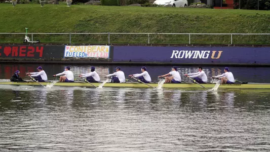 UW freshman eight at 2024 Husky Open