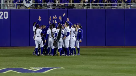 Softball Team Postgame Huddle