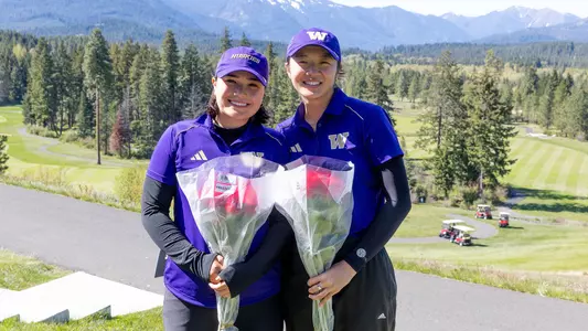 The final round of the Cle Elum NCAA Regional golf tournament hosted by the University of Washington at Tumble Creek Golf Course at Suncadia Resort in Cle Elum, Wash. on May 8, 2024. (Photography by Scott Eklund/Red Box Pictures)