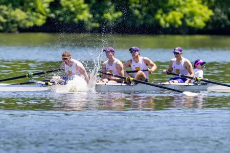 The University of Washington menβs rowing team competes on the second day of the IRA Championships on Mercer Lake, NJ on June 1, 2024.(Photography by Scott Eklund/Red Box Pictures)