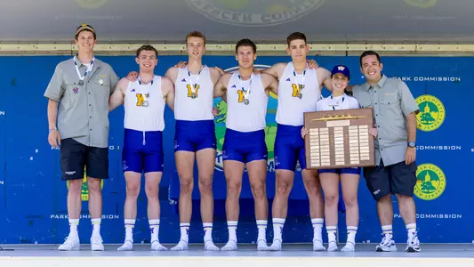 The University of Washington men’s rowing team competes on the second day of the IRA Championships on Mercer Lake, NJ on June 1, 2024.(Photography by Scott Eklund/Red Box Pictures)
