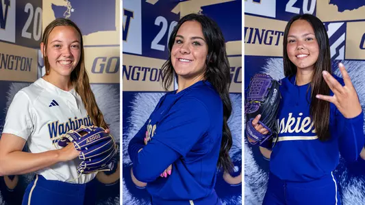 Softball Trio - Madi Balk, Riley Peschek and Ava Carroll