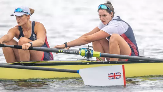 Great Britain Rowing training at Vaires-sur-Marne Nautical St. - Flatwater, Paris, France on Friday 26 July 2024.
2024 Paris Olympic Games.
Photo credit: Steve McArthur / Row360