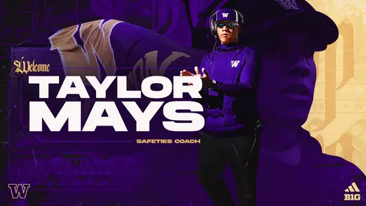 new uw safeties coach Taylor Mays