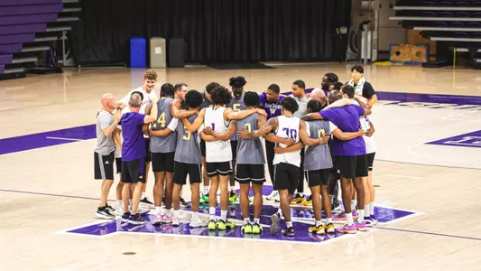 Team Huddle during practice