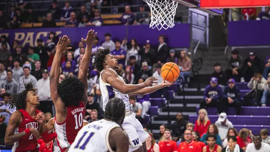 Wesley Yates makes driving layup against UNLV