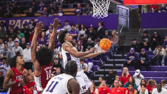 Wesley Yates makes driving layup against UNLV