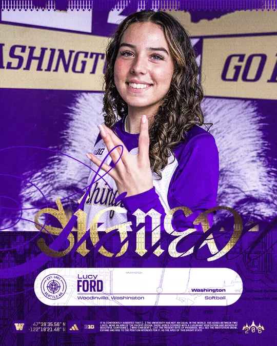Lucy Ford Signing Day graphic