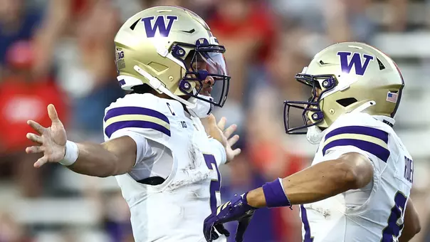 College Park, Maryland. - October 04: at SECU Stadium on October 04, 2025 in College Park, Maryland. (Tim Nwachukwu for UW Athletics for UW Athletics)