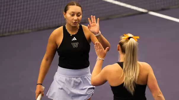 Jermine Sherif and Reece Carter high five