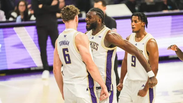 Franck Kepnang celebrates with Hannes Steinbach