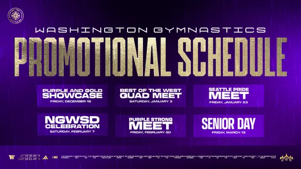 Gym 2026 Promotional Schedule Graphic