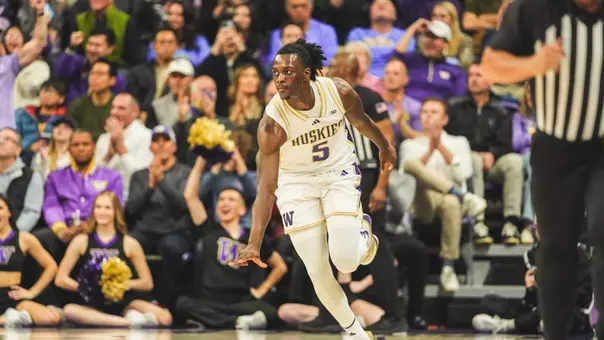 Zoom Diallo celebrates a made shot vs. UCLA