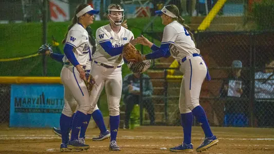 Softball Infield Huddle