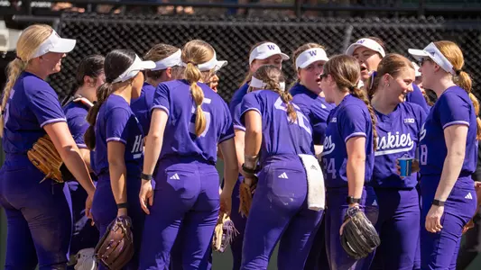 Softball Team Huddle