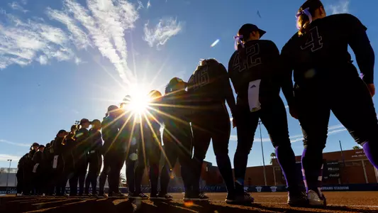 Softball Team Lineup Pregame