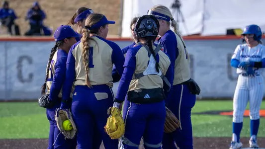 Softball Team Huddle
