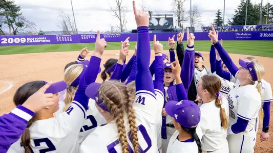 Softball Team Postgame Celebration vs. Oregon