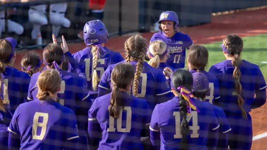 Ava Carroll Home Run Celebration at Illinois