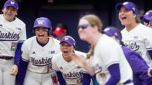 Softball Team Home Run Celebration