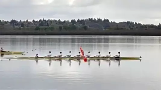 Oregon State dual finish line 2025