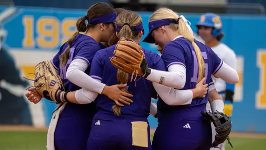 Softball Infield Huddle
