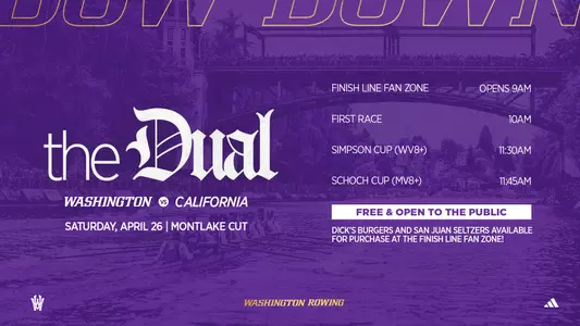 2025 uw rowing the dual up next cal
