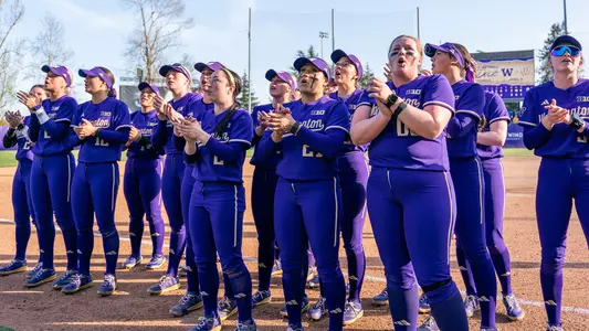 Softball Team Postgame Cheer vs. Wisconsin