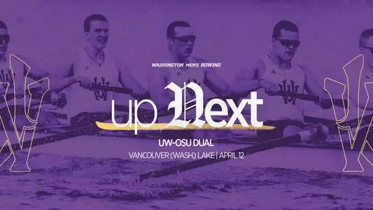 uw men's rowing at Oregon State up next graphic 2025
