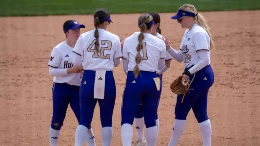 Softball Team Huddle