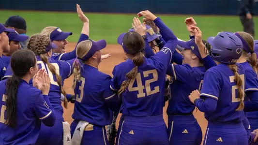 Softball Team Celebration