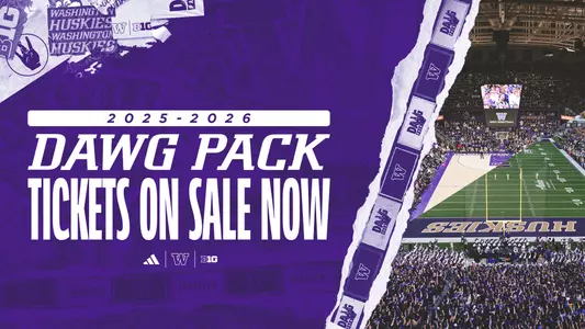 2025-26 Dawg Pack tickets on sale graphic