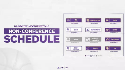Men's Basketrball 2025-26 Non-Conference Schedule