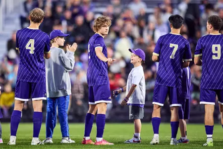 The University of Washington mens soccer team plays Michigan State in September 12, 2025. (Photography by Blake Dahlin/Red Box Pictures)