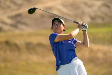 Washington women’s golf at Chambers Bay in University Place, Washington on September 16, 2025. Photo by David Ryder