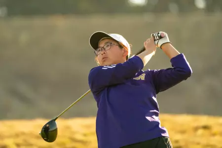 Washington women’s golf at Chambers Bay in University Place, Washington on September 16, 2025. Photo by David Ryder