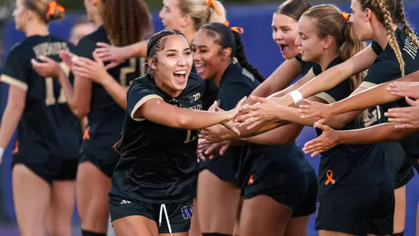 Samiah Shell runout prematch vs. Northwestern