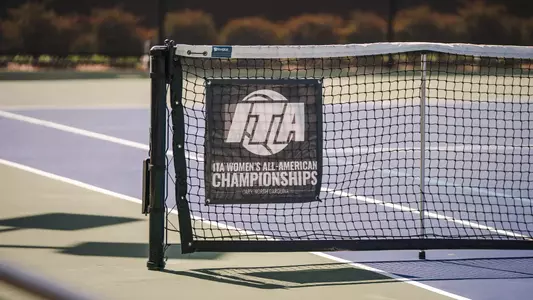 ITA All-American Championships stock photo of net with ITA logo