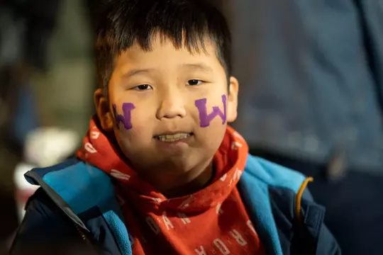 UW volleyball vs Nebraska in Seattle on November 9, 2024. Photo by David Ryder