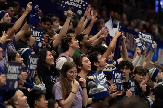 UW volleyball vs Nebraska in Seattle on November 9, 2024. Photo by David Ryder