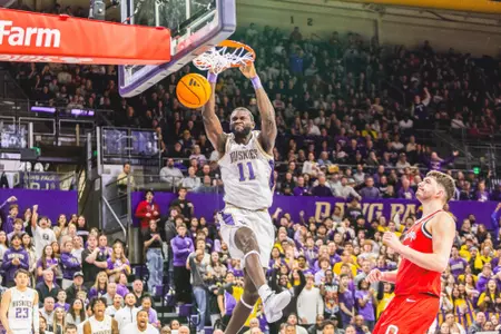 Franck Kepnang action shot vs. Ohio State