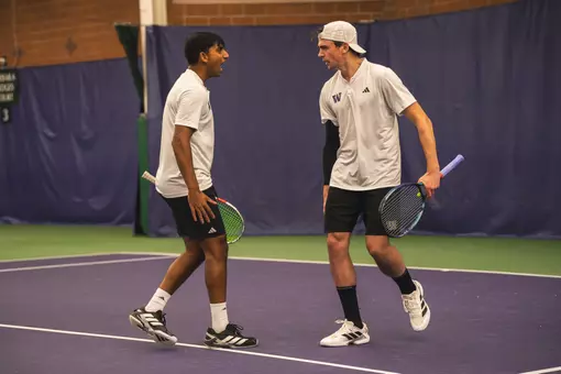 Brett and Soham Win Doubles Point
