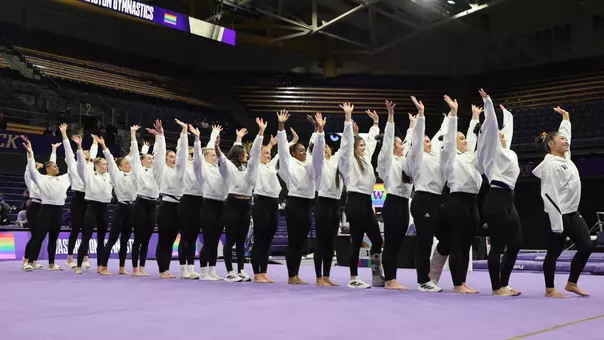 GymDawgs Win Event Titles Against No. 36 Rutgers